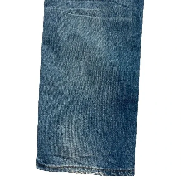 Madewell Perfect Vintage Jeans Womens 32 High‎ Rise Distressed Straight Denim - Picture 11 of 13
